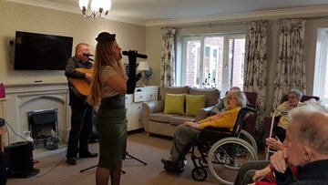 Remembrance Day at Newcastle care home